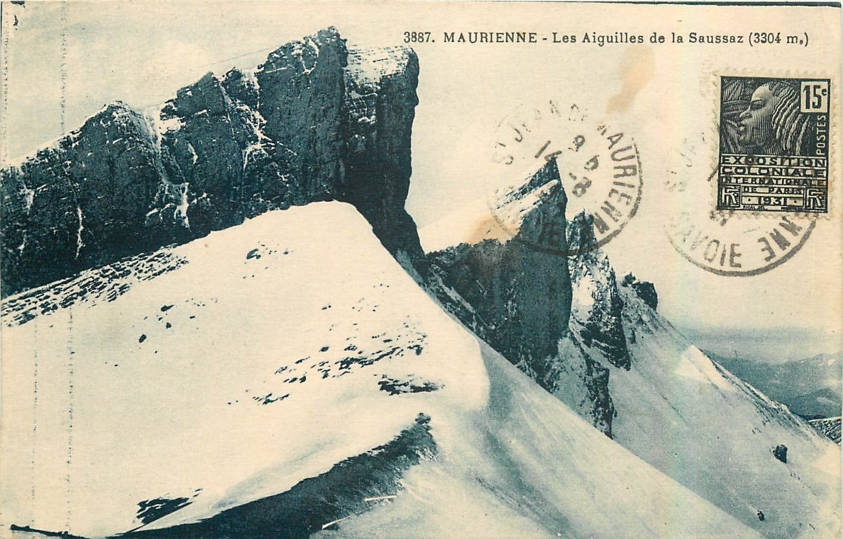 CPA Maurienne Les Aiguilles de la Saussaz 