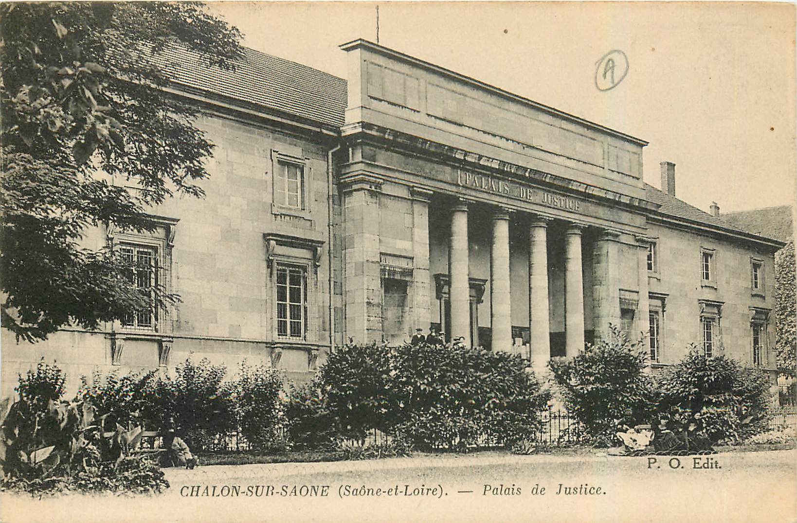 CPA Chalon sur saone Saone et Loire Palais de Justice 
