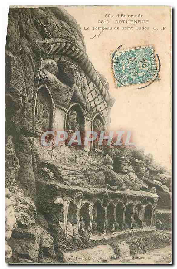 Le Tombeau de Saint-Budoc — Côte d'Emeraude — ROTHENEUF G.F. 2519