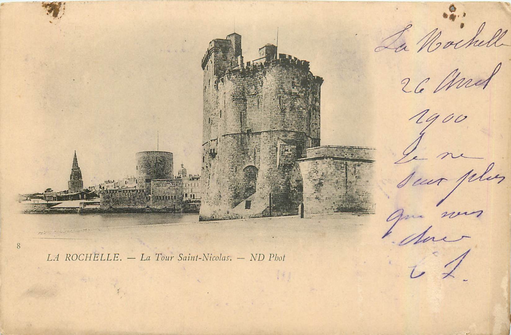CPA La Rochelle La Tour Saint Nicolas 