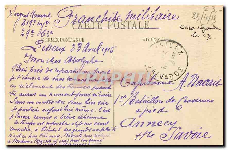 CPA Lisieux Le Jardin Public et le Musee  — Verso