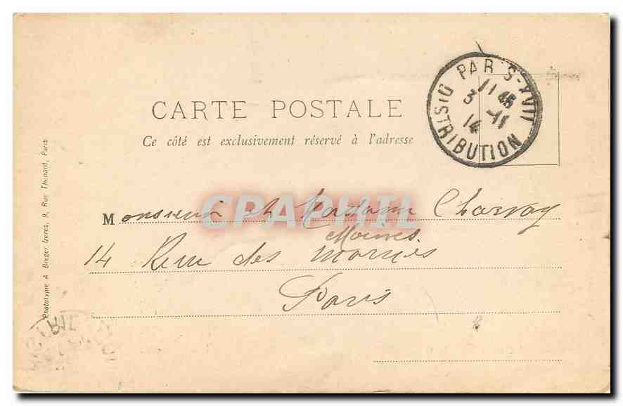 CPA Evreux La Cathedrale Cote Meridional  — Rückseite
