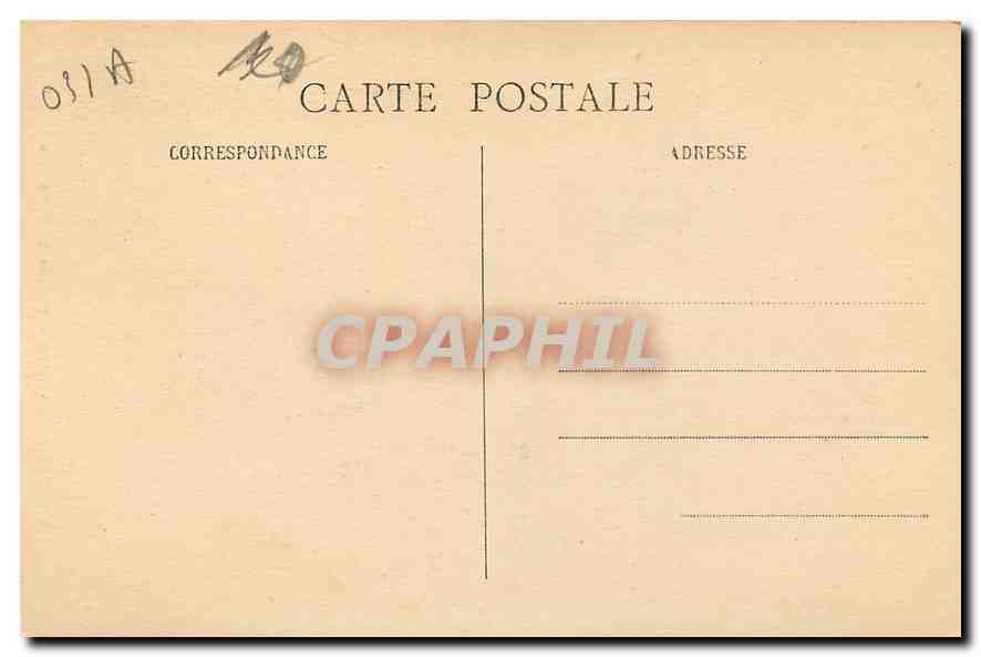 CPA Hospice de Gayette Donjon du XV siecle  — Verso