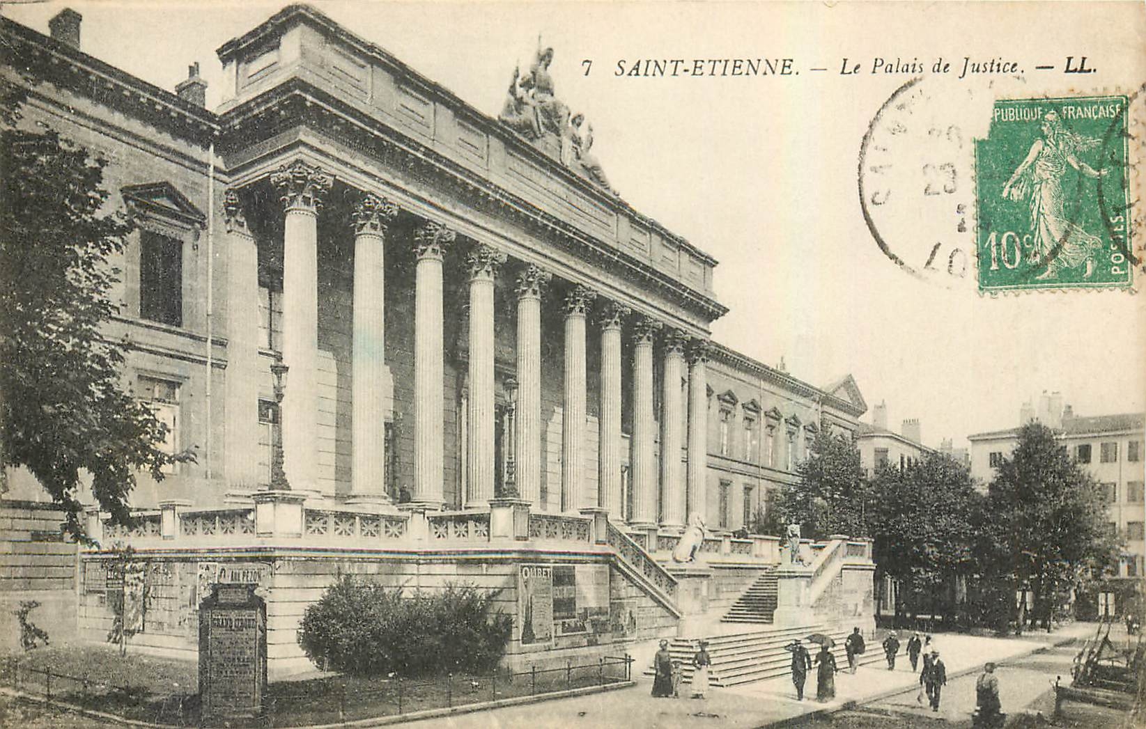 CPA Saint Etienne Le Palais de Justice 