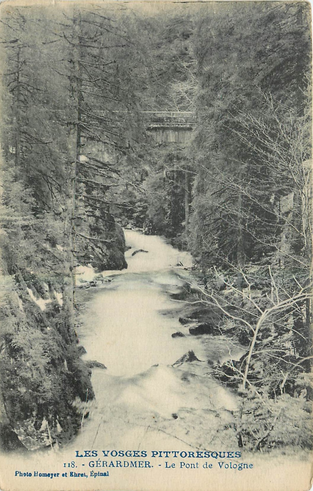 CPA Les Vosges Pittoresques Gerardmer Le Pont de Vologne 