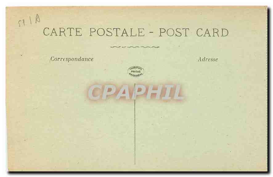 CPA Reims avant la Guerre L'Hotel de Ville  — Rückseite