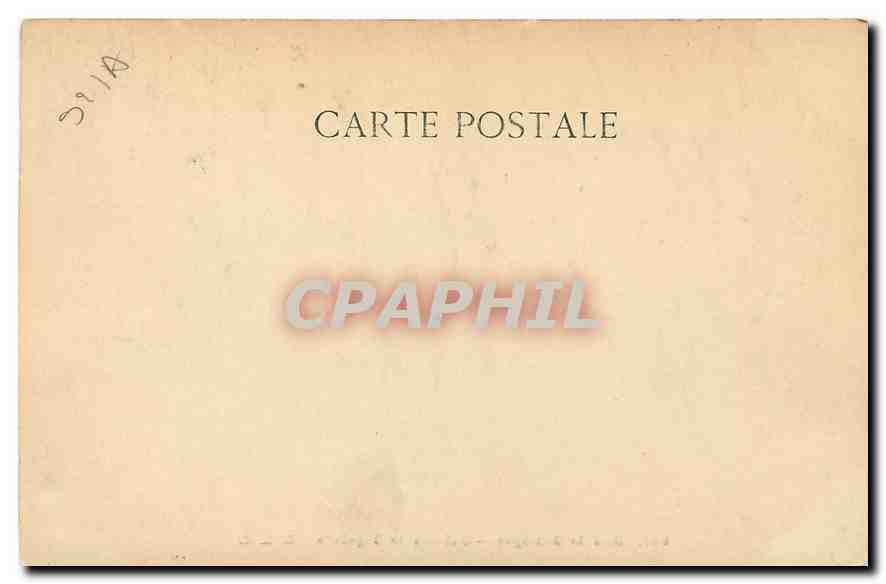 CPA Bois de Boulogne Chateau de Bagatelle  — Verso