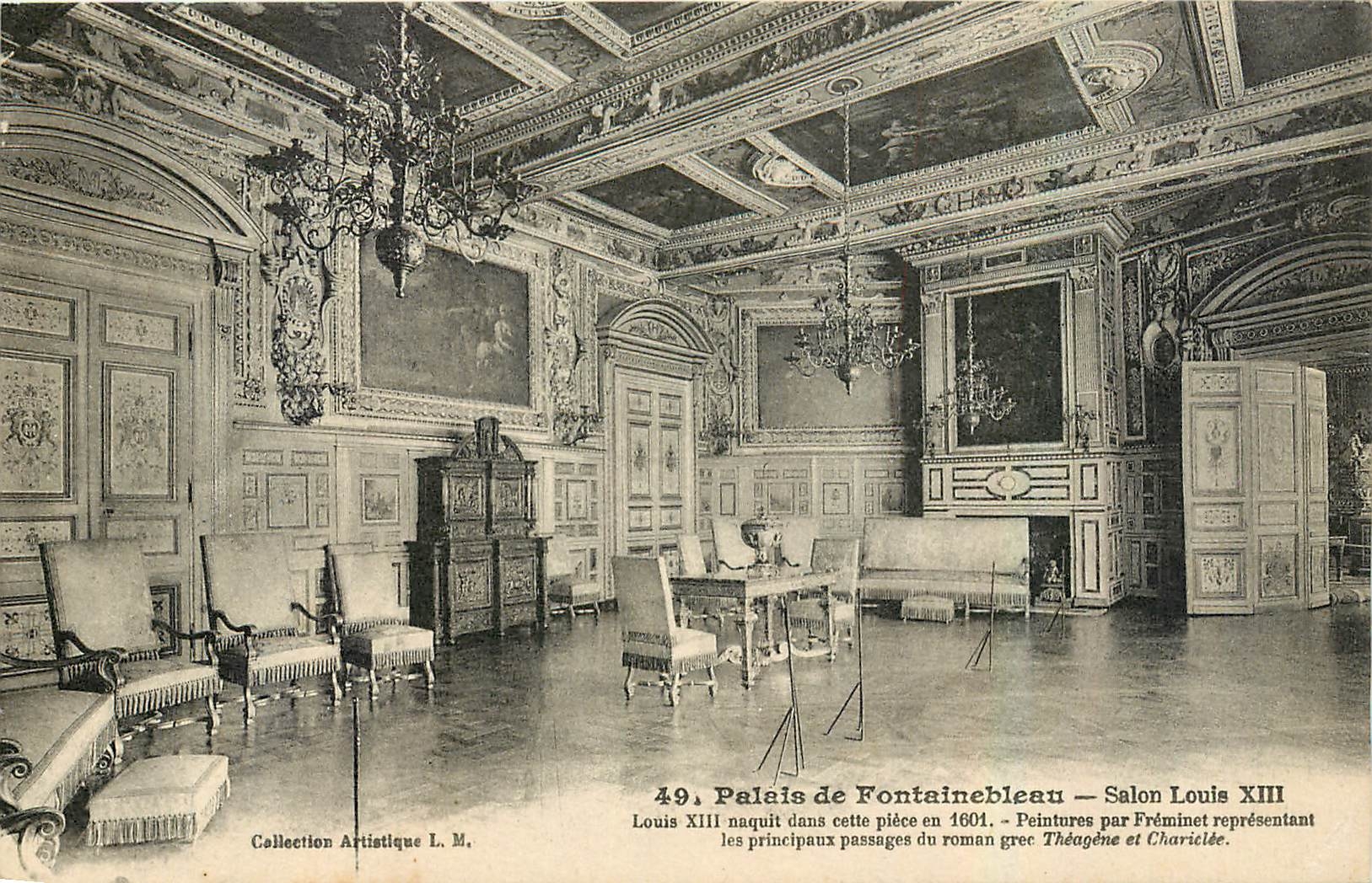 Palais de Fontainebleau — Salon Louis XIII — Collection Artistique L. M.
