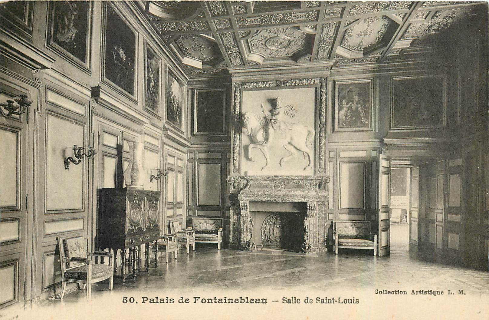 Palais de Fontainebleau — Salle de Saint-Louis — Collection Artistique L. M.