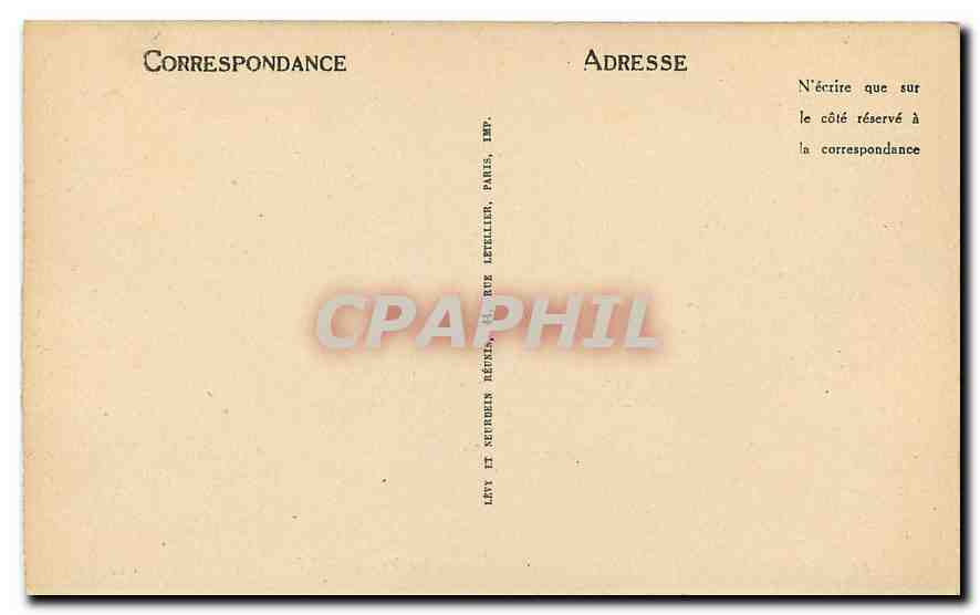 CPA La Bourboule La Place du Souvenir et les Villas  — Rückseite