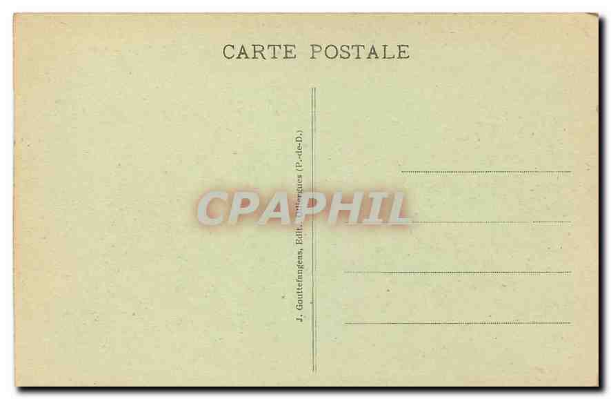 CPA L'Auvergne Issoire Chateau de la Grangefort facade Ouest  — Rückseite