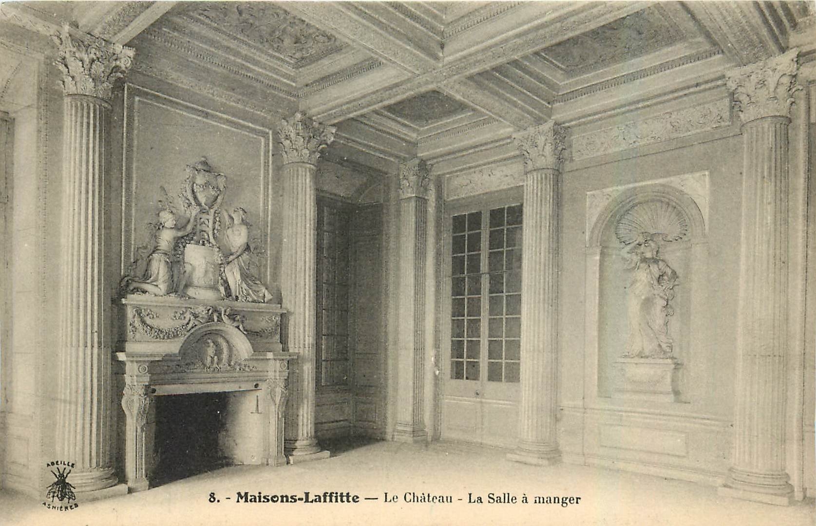 CPA Maisons Laffitte Le Chateau La Salle a Manger 