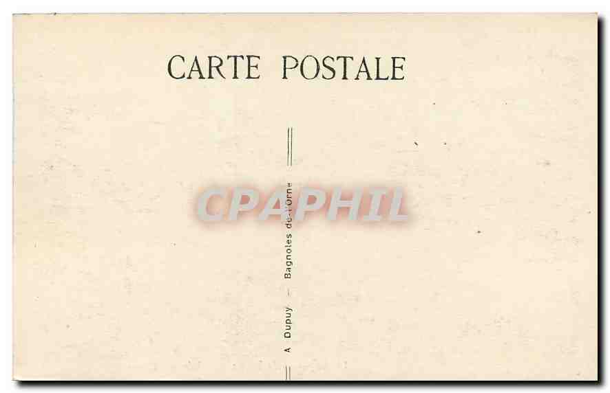 CPA Bagnoles de l'Orne Allee du Dante  — Rückseite