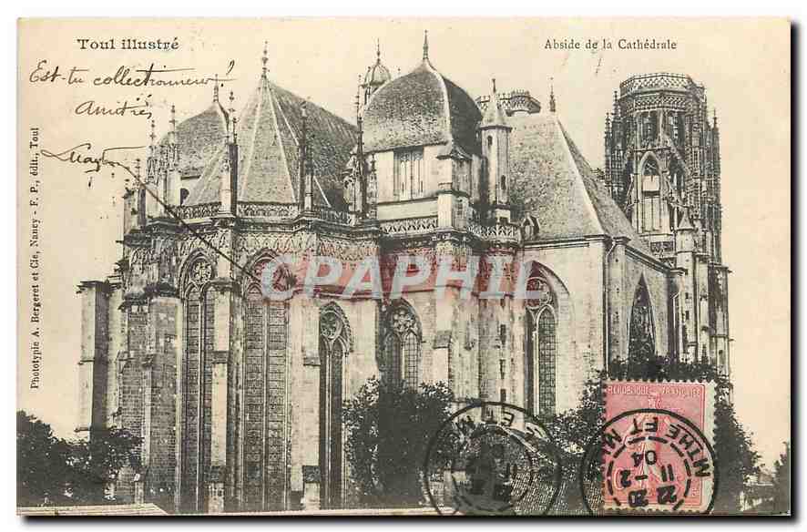 CPA Toul Illustre Abside de la Cathedrale 