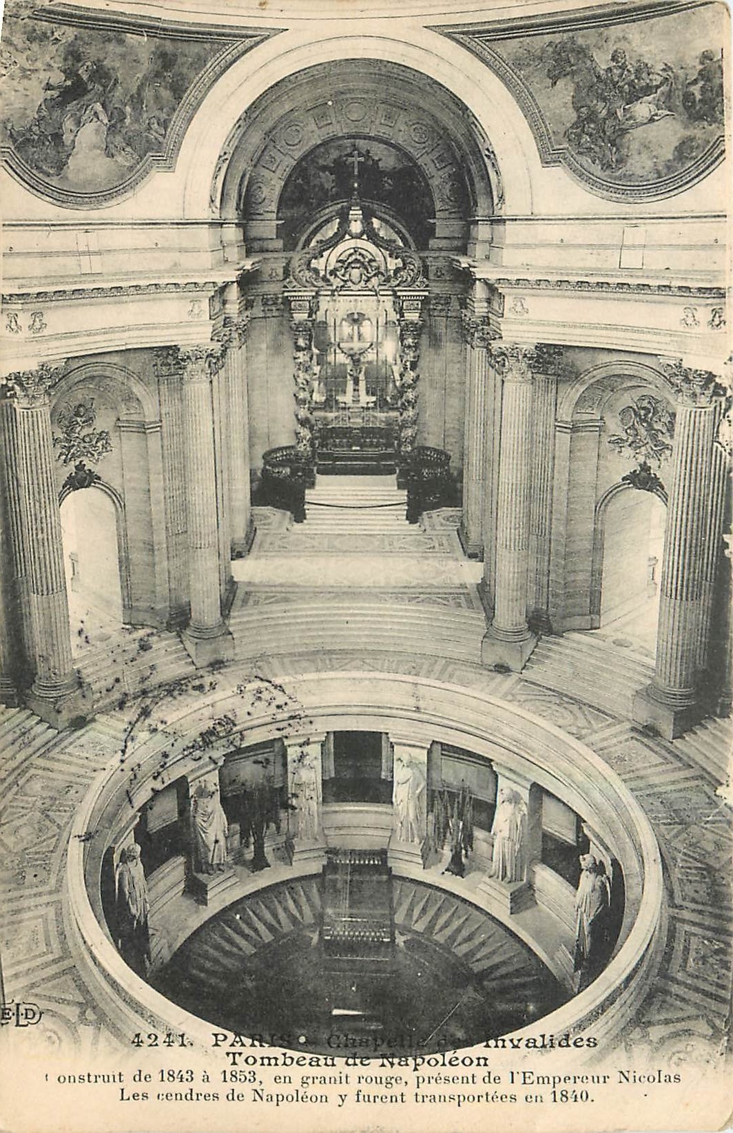 CPA Paris Chapelle des Invalides Tombeau de Napoleon 