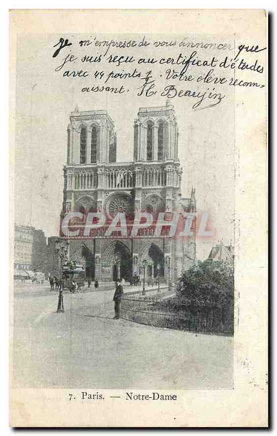 CPA Paris Notre Dame 