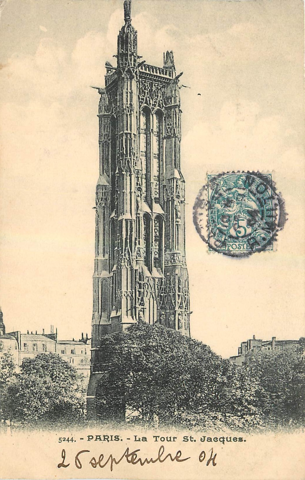 CPA Paris la Tour St Jacques 