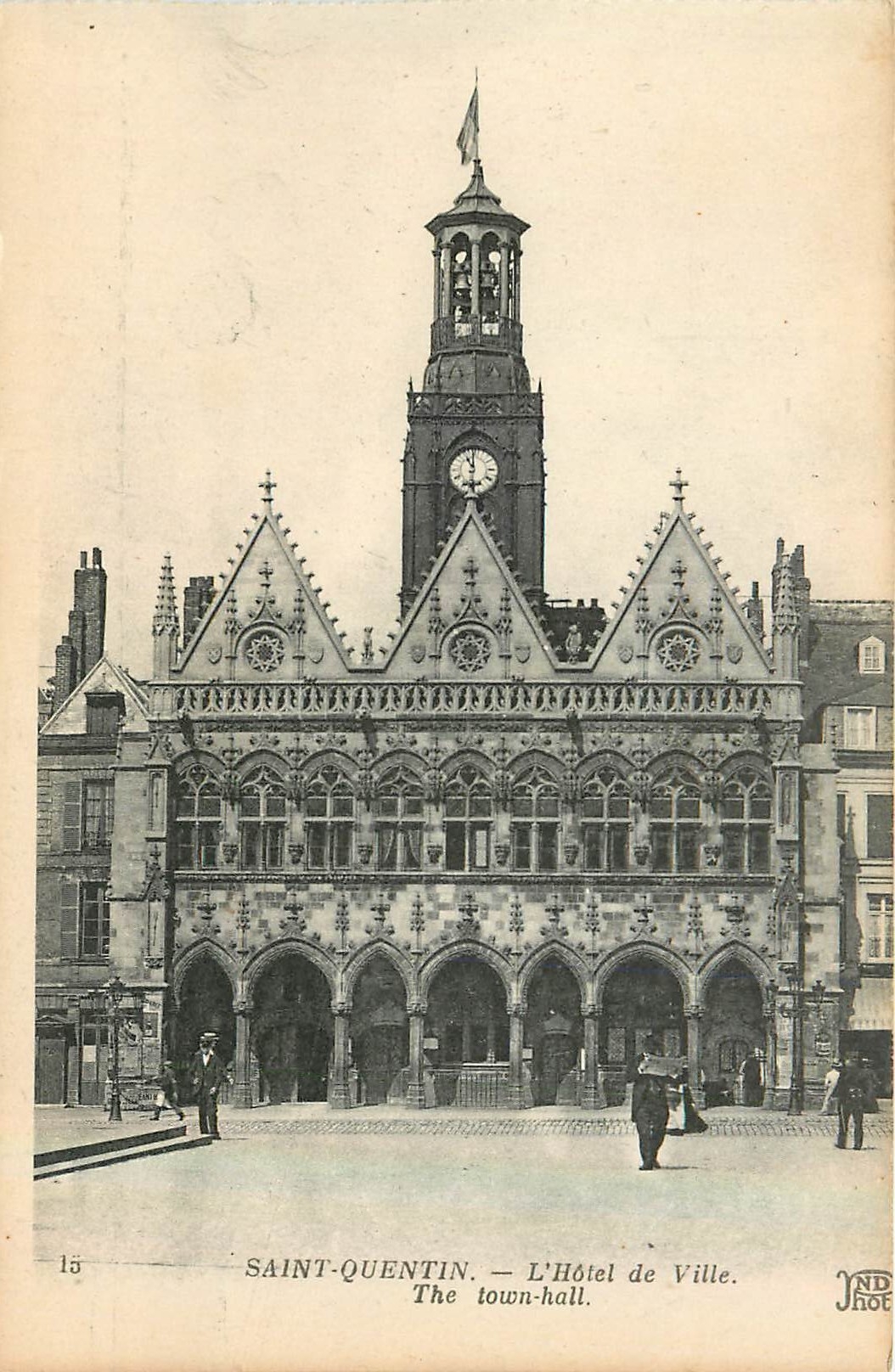 CPA Saint Quentin L'Hotel de Ville 