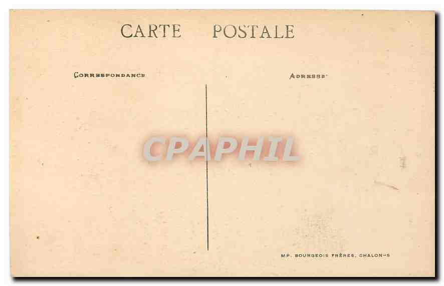 CPA Paray le Monial L'Hotel de Ville  — Rückseite