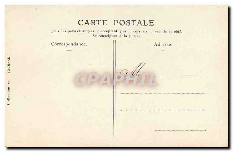 CPA Cjhateau de Chenonceaux — Rückseite
