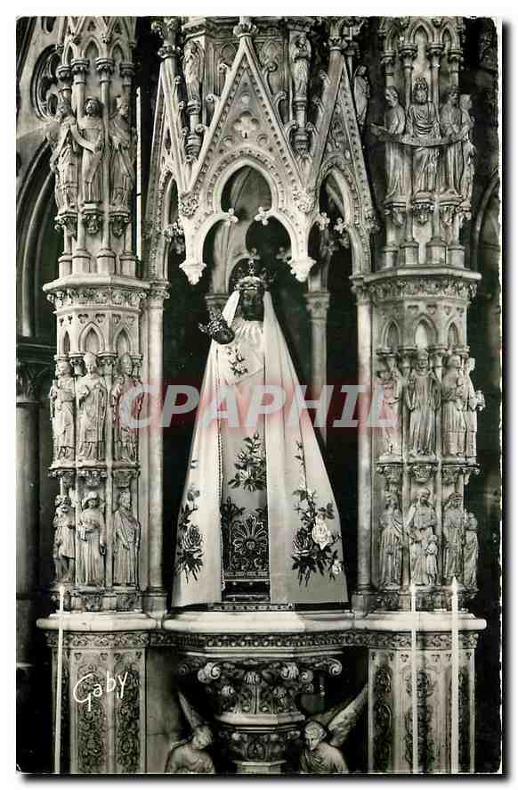 CPA La Delivrande Calvados La Vierge Noire 