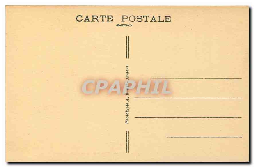 CPA Saumur M et L Le Chateau Fort Mon hist et la Loire  — Rückseite