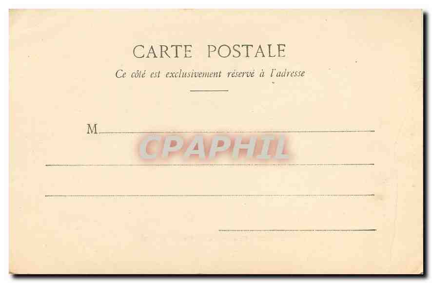 CPA Courteilies Chateau de Creve Coeur  — Rückseite
