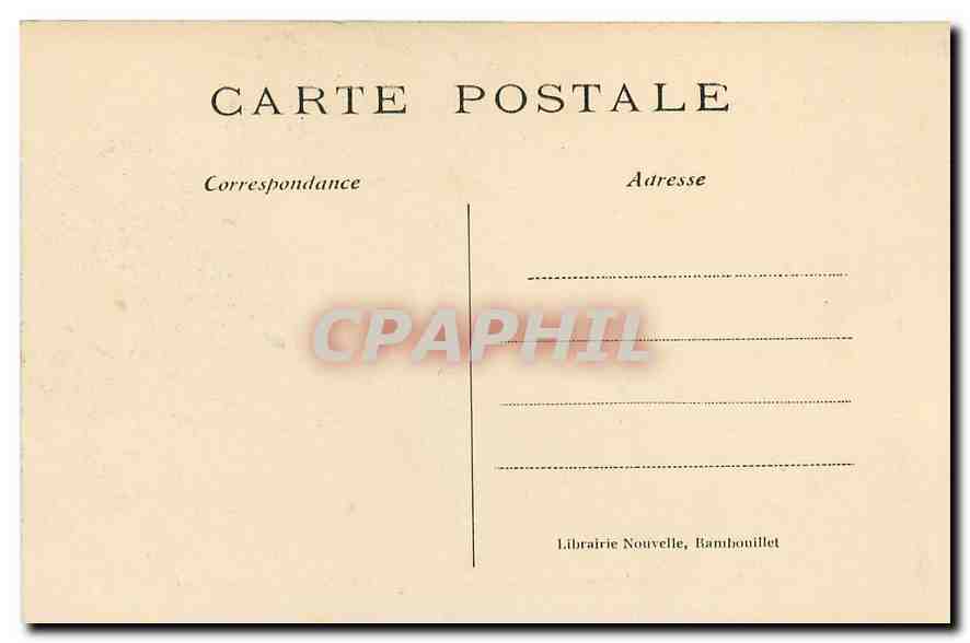 CPA Chateau de Rambouillet La Tour Francois I Francois i mourni dens cette tour  — Verso