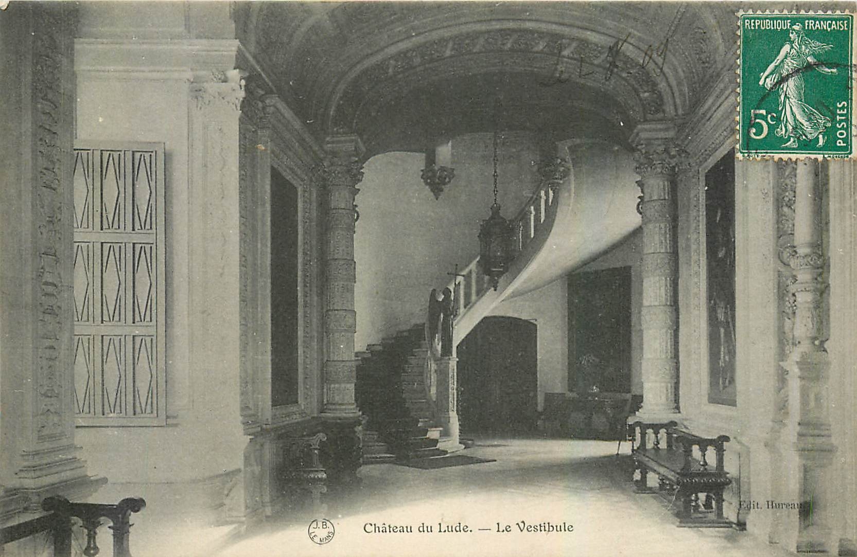 CPA Chateau du Lude Le Vestibule 