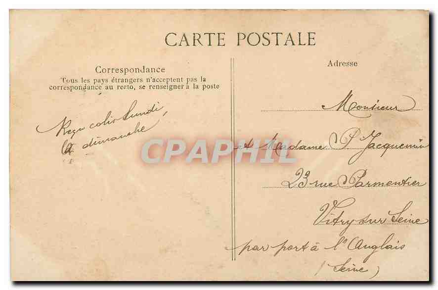 CPA Le Lude Le Chateau Entree et facade ouest  — Rückseite