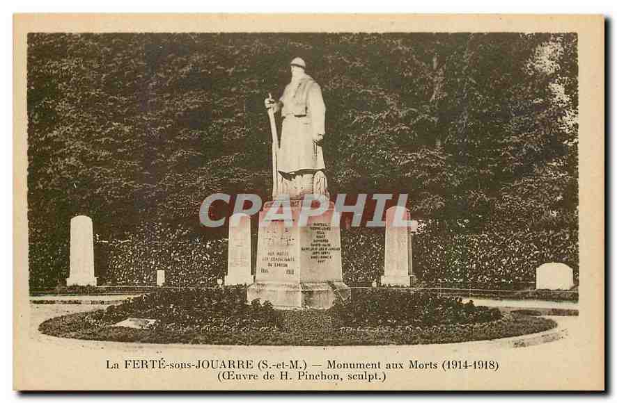CPA La Ferte sous Jouarre S et M Monument aux Morts 