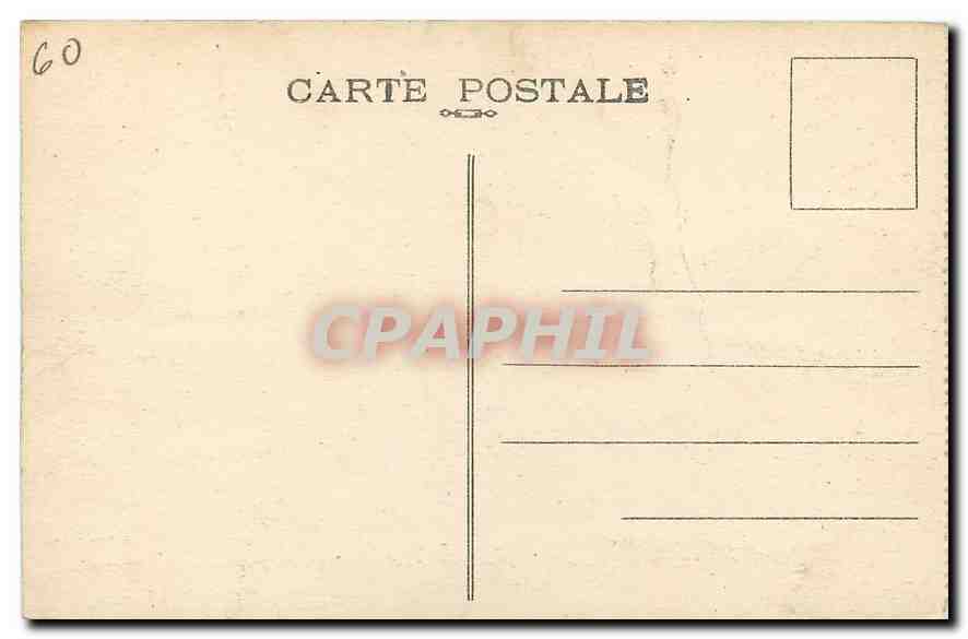 CPA Foret de Compiegne Clairiere de l'Armistice Emplacement du Wagon des Plenipotentiaires Allemands — Rückseite