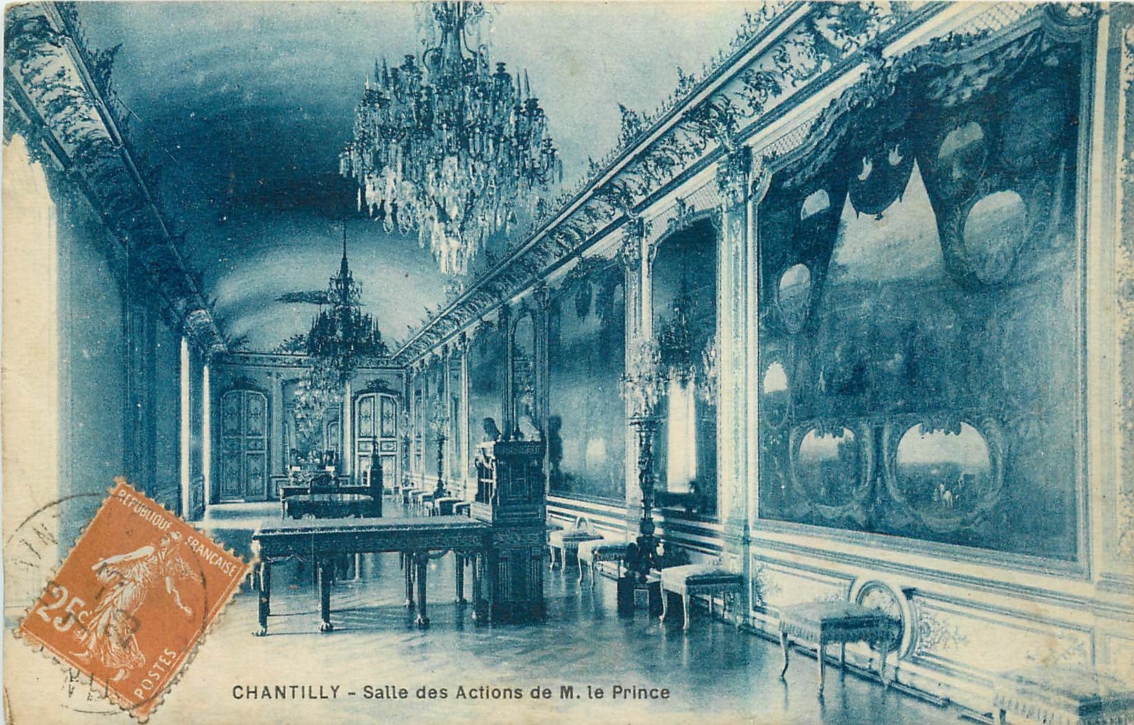 CPA Chantilly Salle des Actions de M le Prince 