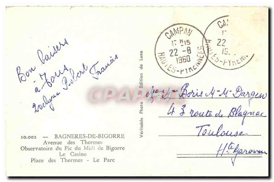 Bagnères-de-Bigorre — Souvenir — Édition Photo de Luxe — Reverso