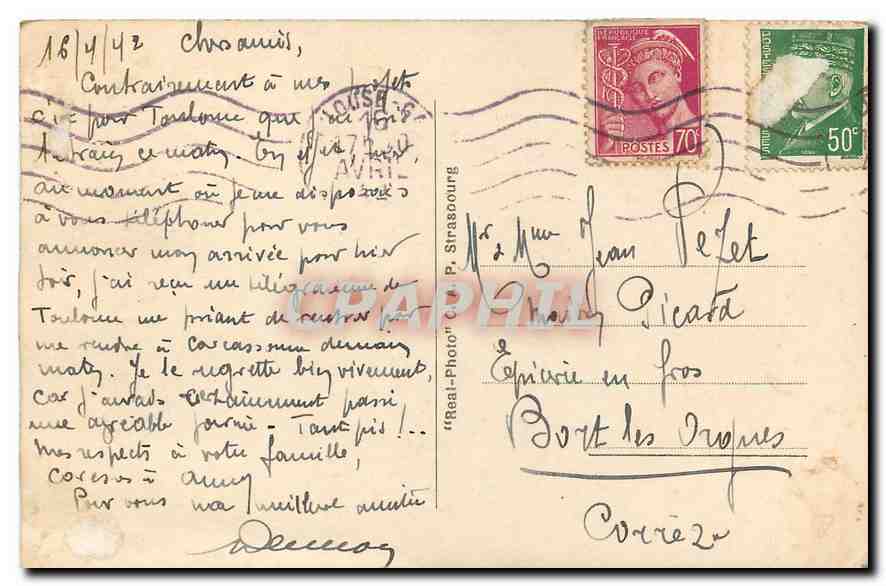 CPA Le Lioran Le Puy Griou  — Rückseite