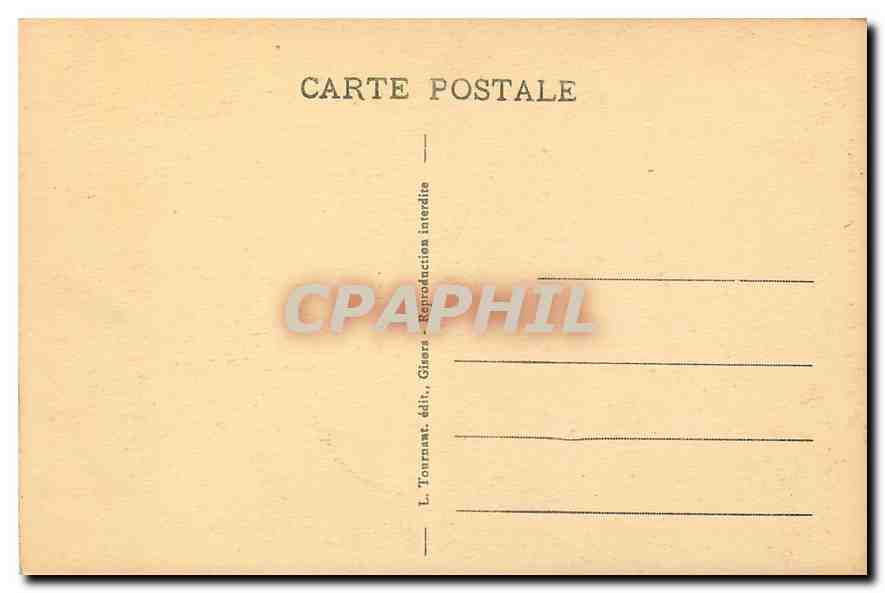 CPA Gisors Eure La Porte des Champs  — Rückseite
