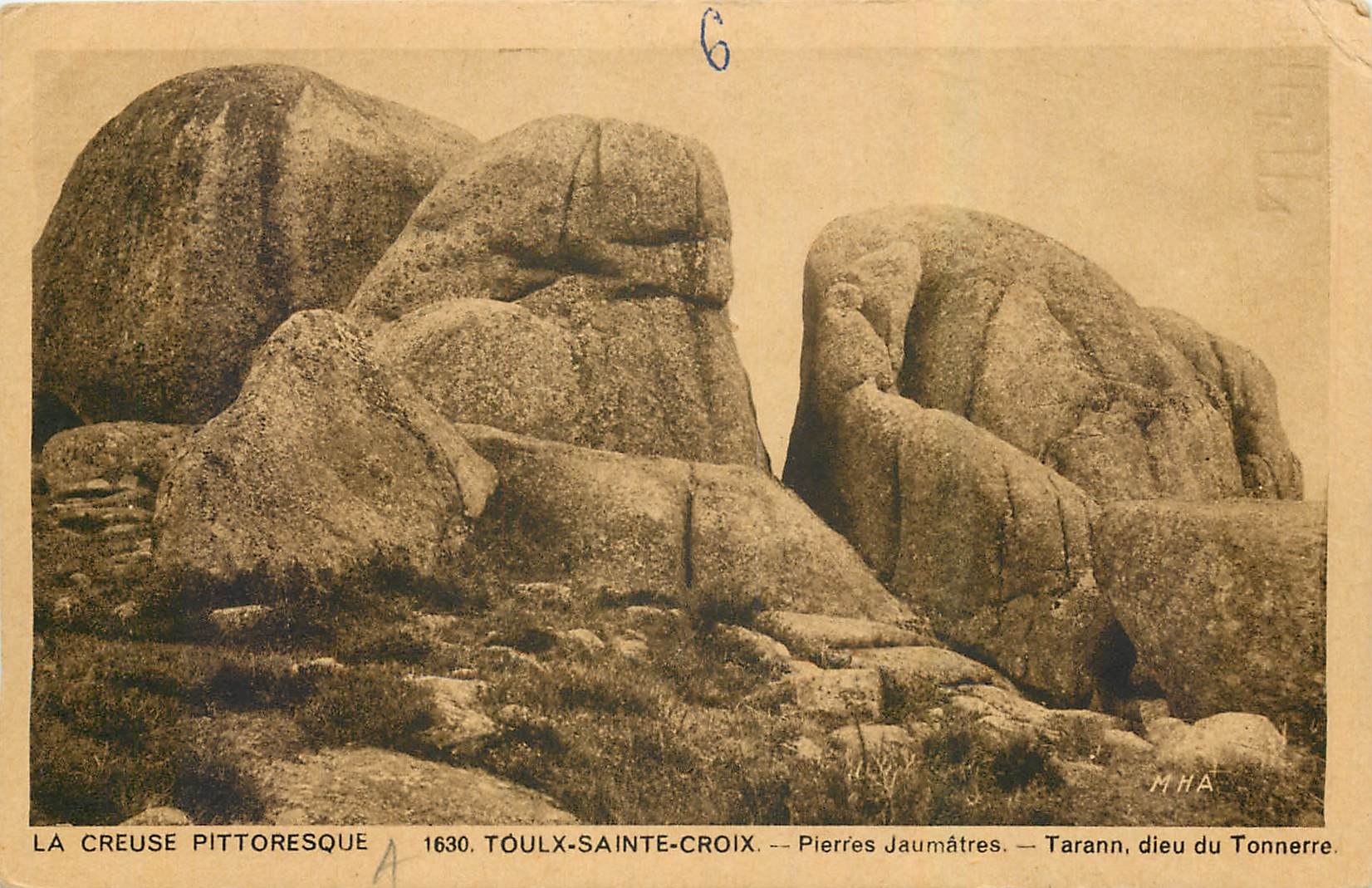Pierres Jaumâtres — Tarann, dieu du Tonnerre — Toulx-Sainte-Croix, La Creuse