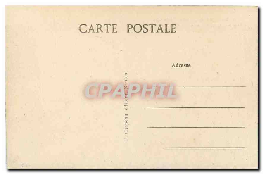 CPA Le Croisic Loire Inf A la Cote la Tete de Lion le Grand Duc et le Grand Autel  — Back
