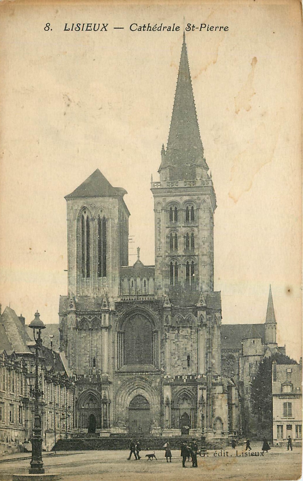 CPA Lisieux Cathedrale St Pierre 