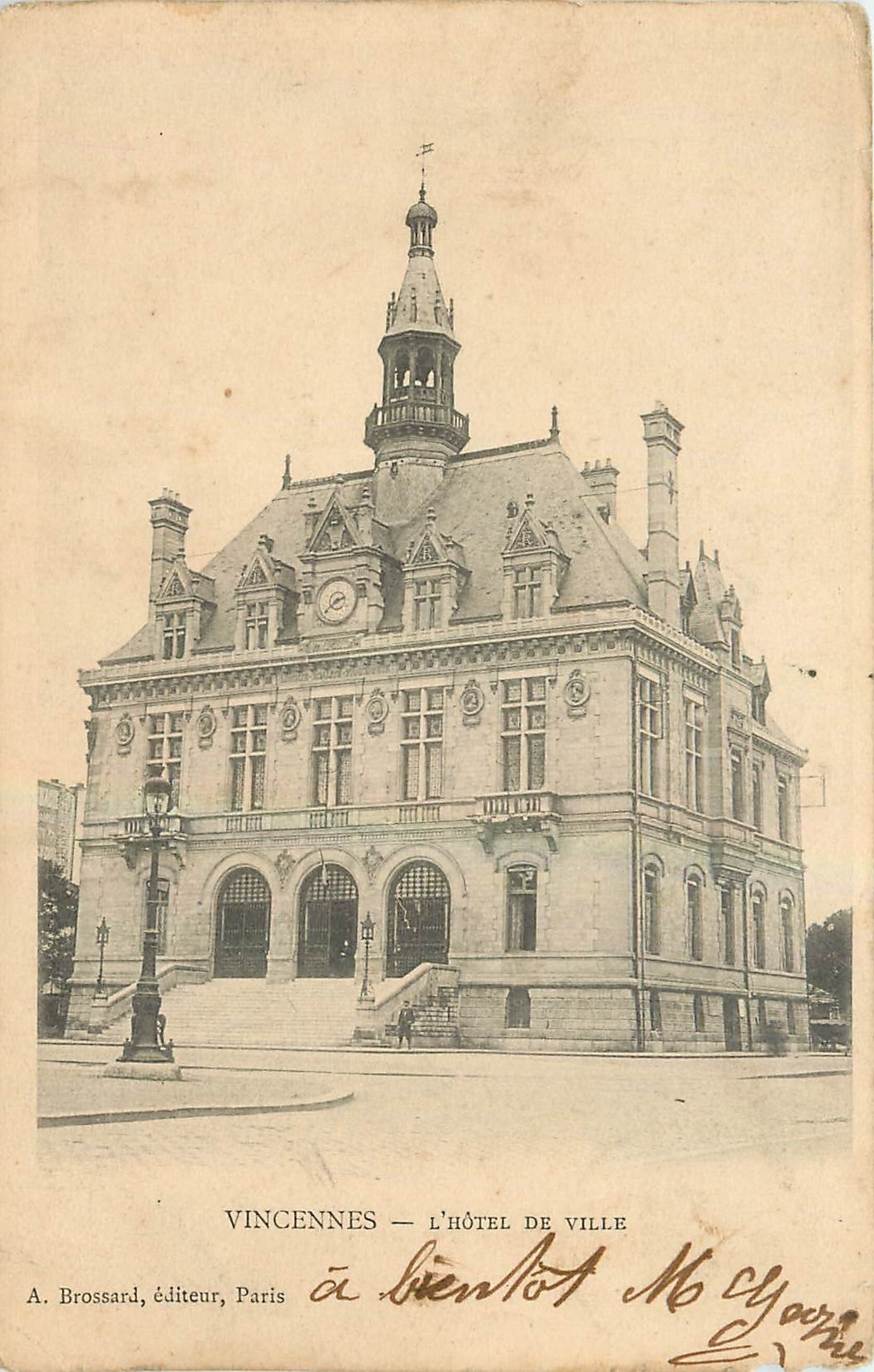 CPA Vincennes l'Hotel de Ville 