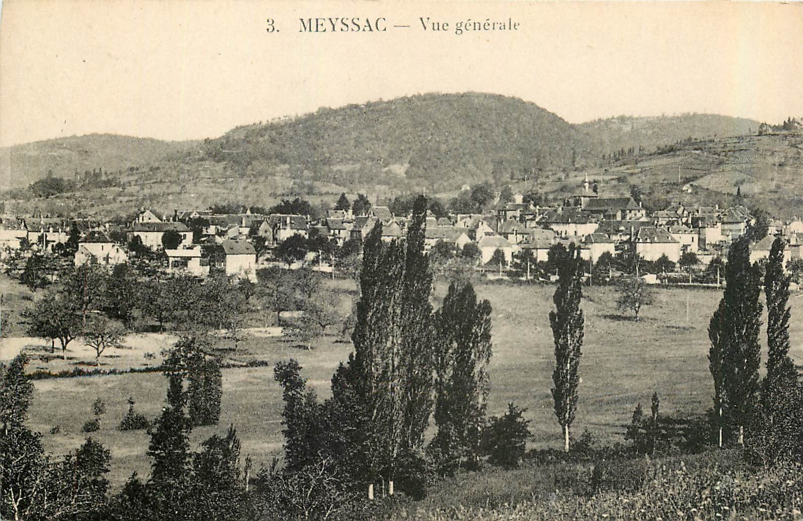 CPA Meyssac Vue generale 