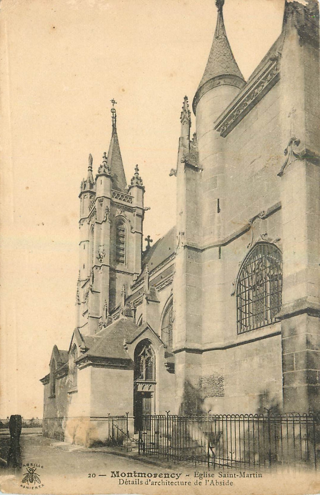 CPA Montmorency Eglise Saint Martin Details d'architecture de l'Abside 