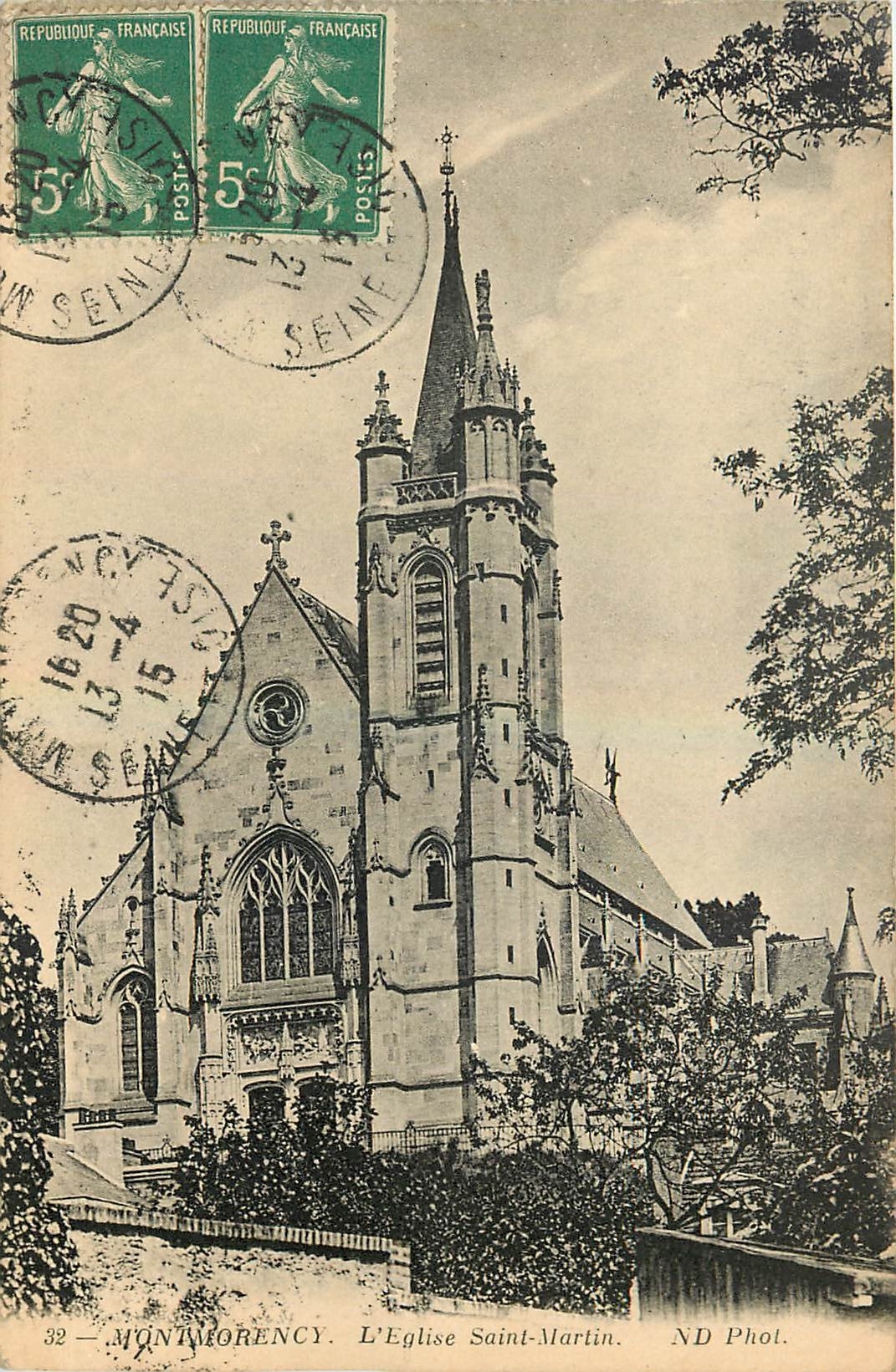 Montmorency — L'Église Saint-Martin — ND Phot. n°32