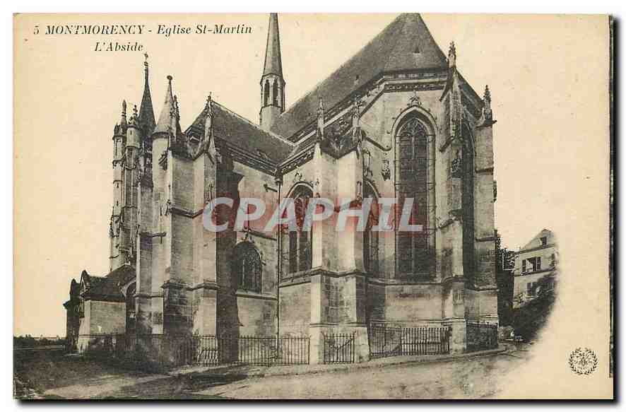 Montmorency - Église Saint-Martin — vue de l'abside — éditeur non identifié, n° de série 5
