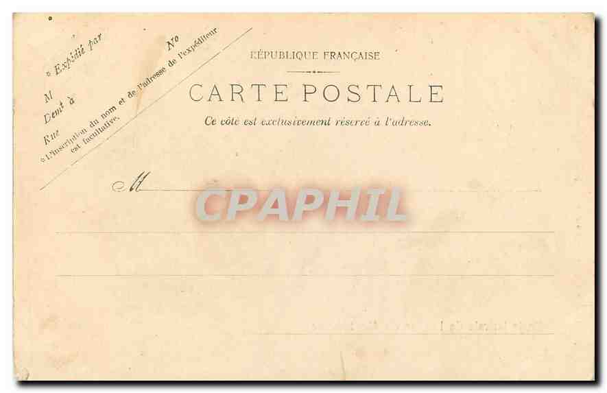 CPA Porte laterale de l'Eglise de Montmorency  — Rückseite