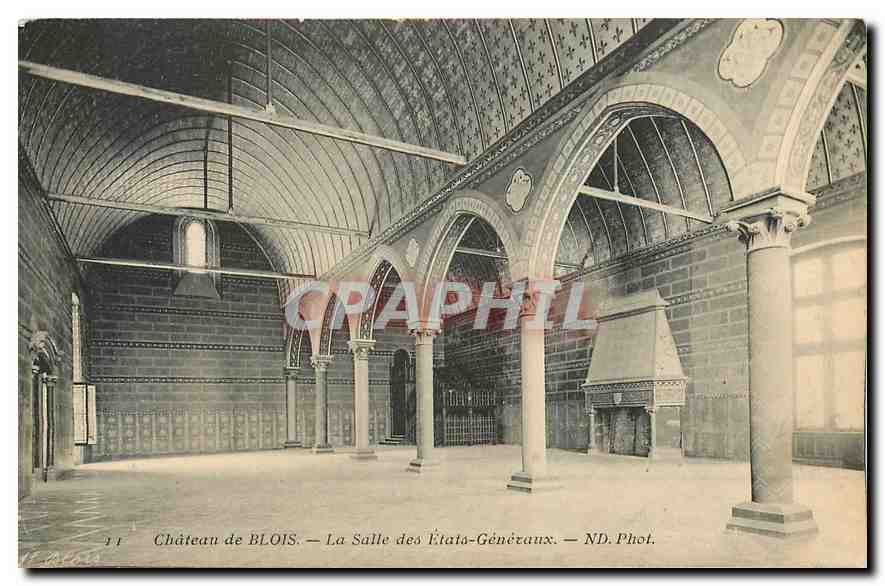CPA Chateau de Blois la Salle des Etats Generaux 