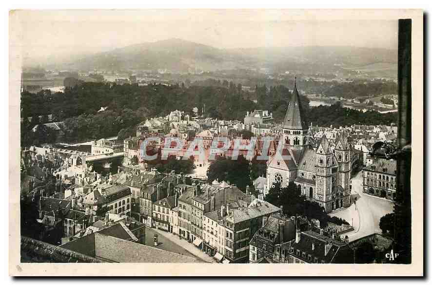 CPA Metz vue generale vers le Mont St Quentin 