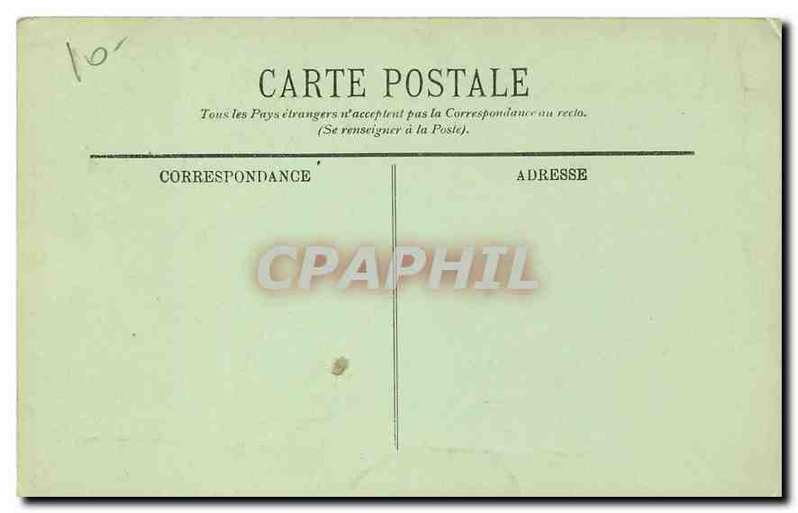 CPA Bourges Porte d'Entree de la Chapelle Palais Jacques Coeur  — Rückseite