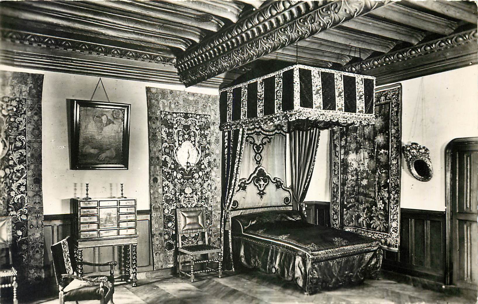 CPM Chateau de Meillant Cher Chambre du Cardinal d'Amboise 