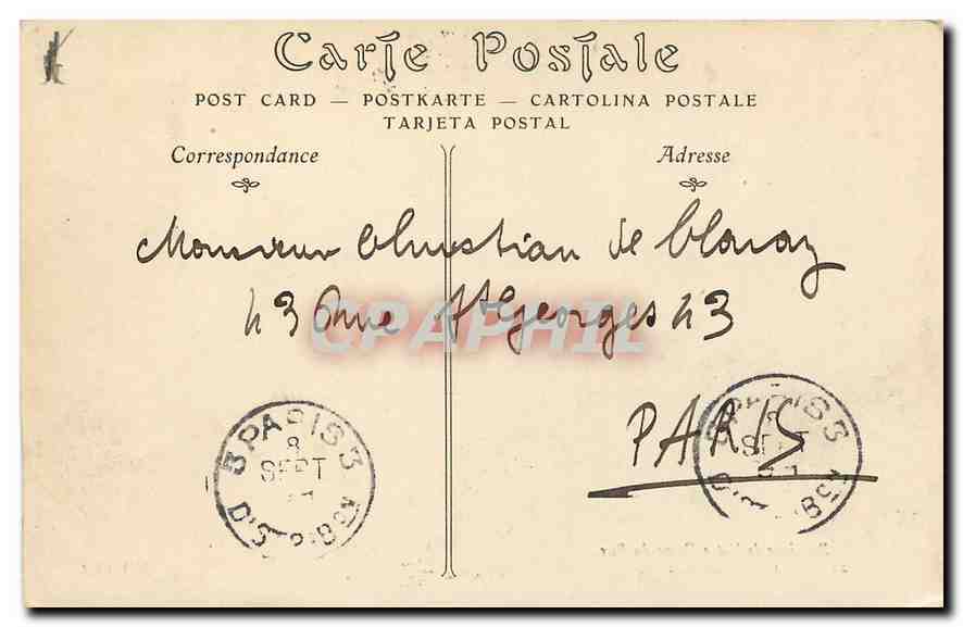 CPA Basilique de Notre Dame du Puy Galerie du Cloitre  — Rückseite